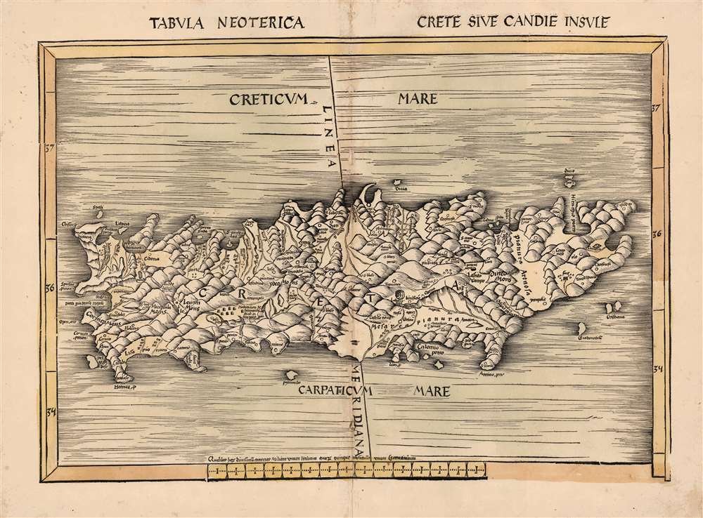 Tabula Neoterica Crete Sive Candie Insule. - Main View