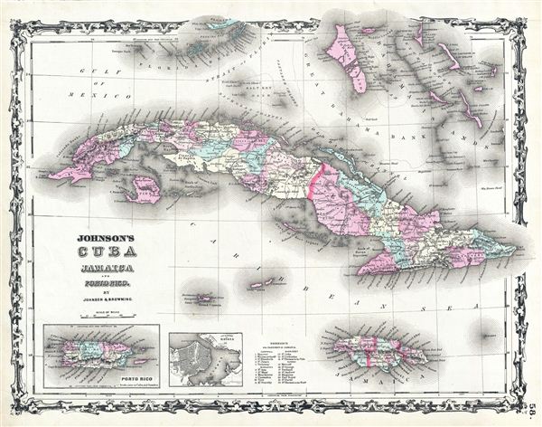 Johnson’s Cuba, Jamaica, and Porto Rico. - Main View