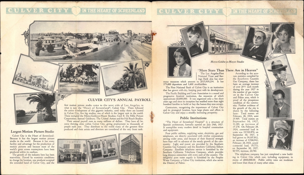 [Culver City] / Welcome to the Heart of Screenland Culver City California. - Alternate View 2