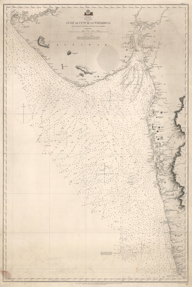 India. West Coast. Gulf of Cutch to Viziadrug. - Main View