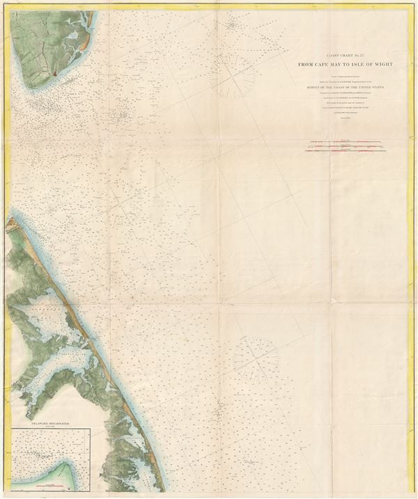 Coast Chart No. 27 From Cape May to Isle of Wight. - Main View