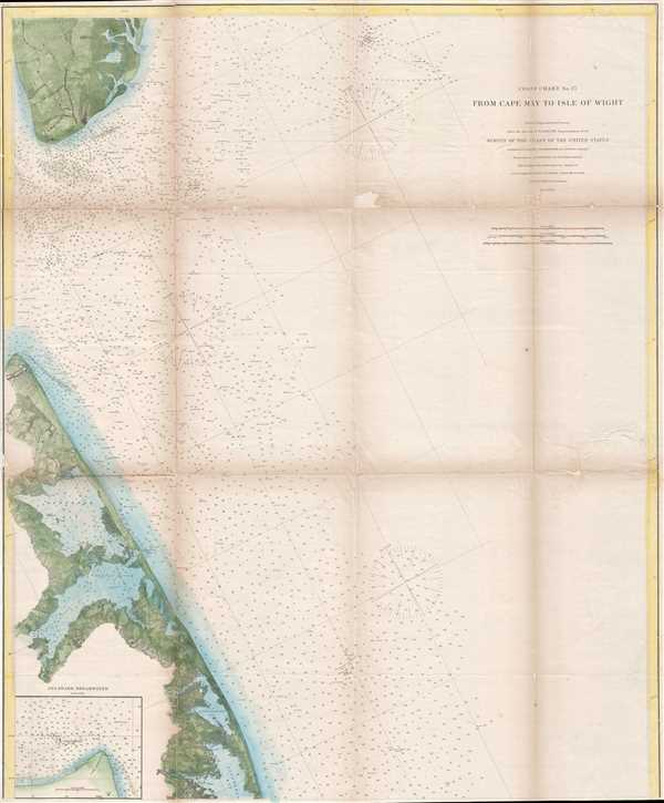 Coast Chart No. 27 From Cape May to Isle of Wight. - Main View