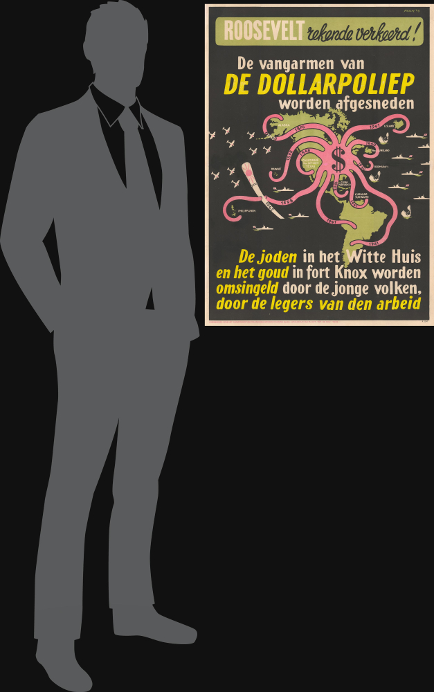 De Dollarpoliep. / [The Dollar Octopus.] - Alternate View 1