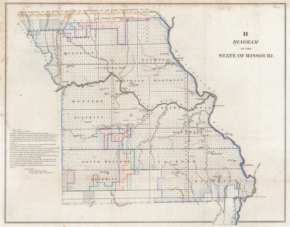 H Diagram of the State of Missouri. - Main View