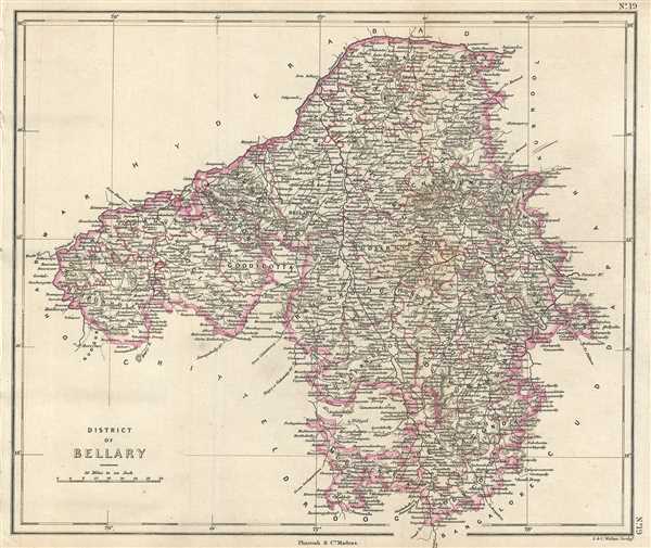 District of Bellary. - Main View