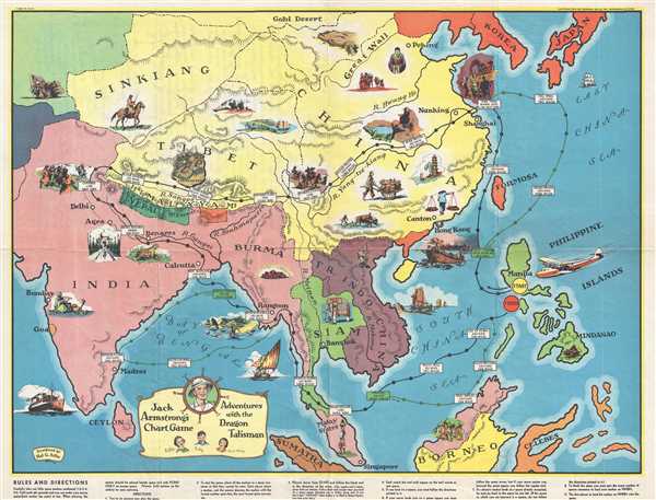 Jack Armstrong's Chart Game: Adventures with the Dragon Talisman - Main View