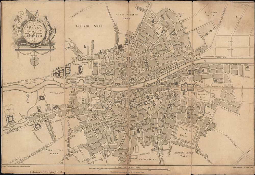 A Plan of Dublin. - Main View