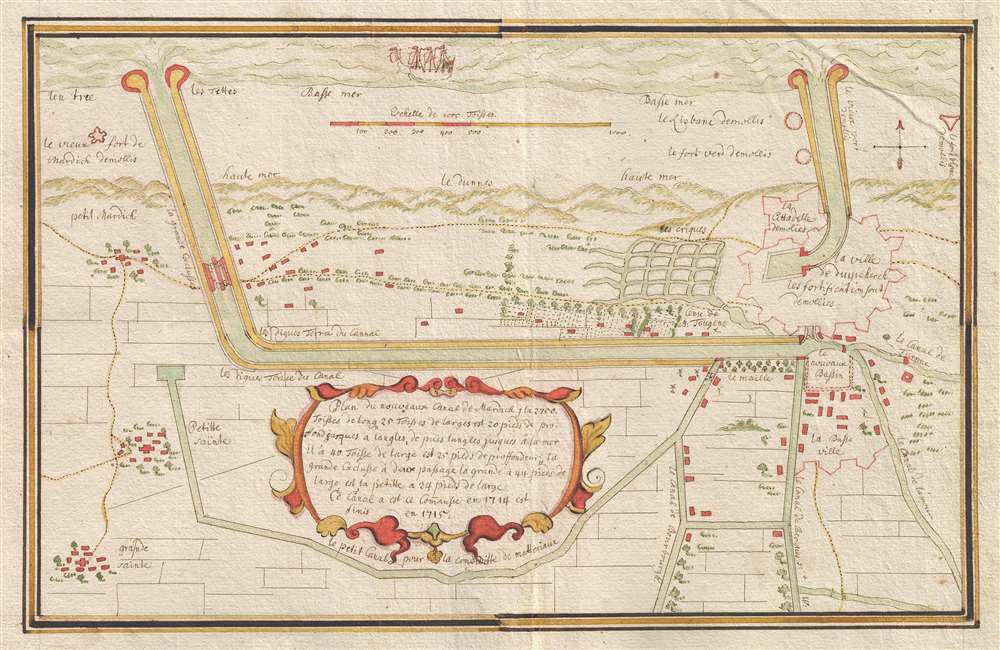 Plan du Nouveau Canal de Mardick… - Main View