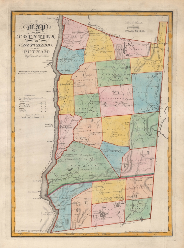 Map of the Counties of Dutchess and Putnam. / No. 7. - Main View