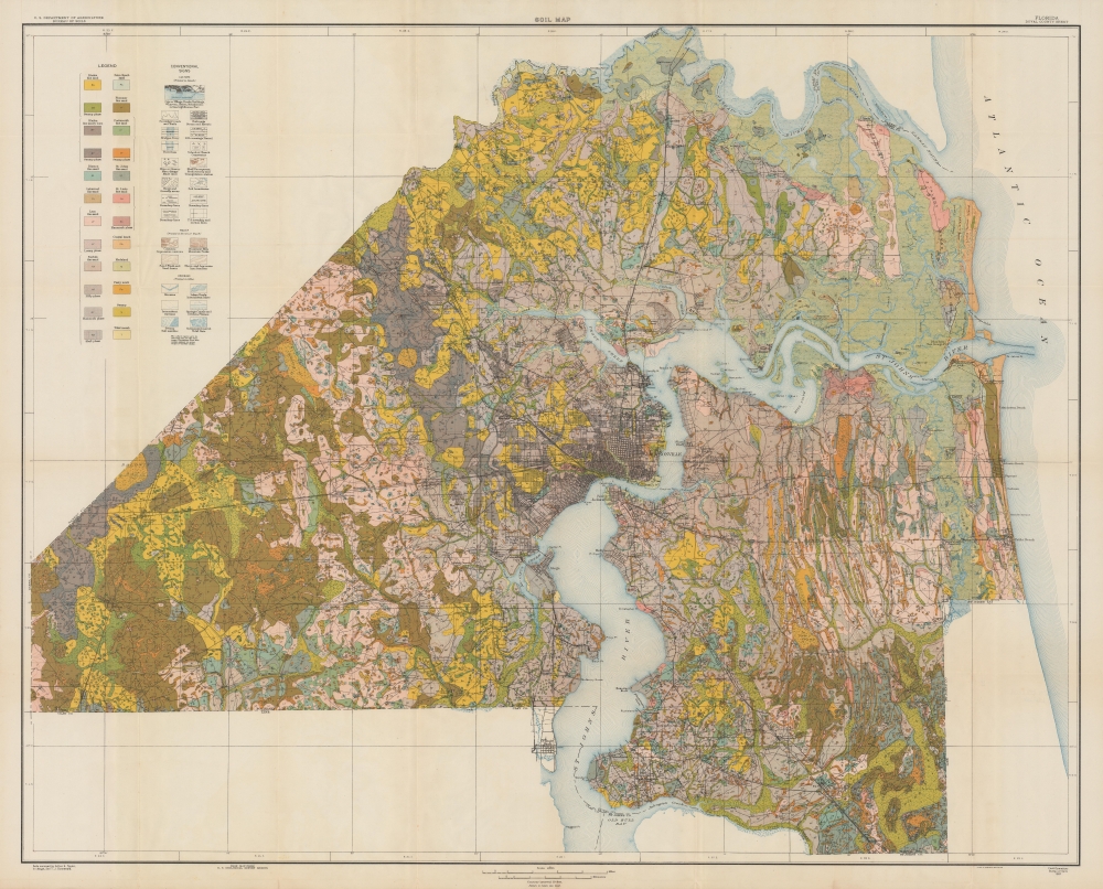 Soil map, Florida, Duval County sheet. - Main View