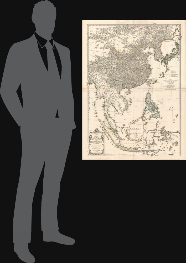 Seconde partie de la Carte d'Asie contenant La Chine et Partie de la Tartarie, L'Inde au de la du Gange, les Isles Sumatra, Java, Borneo, Moluques, Philippines, et du Japon. - Alternate View 1