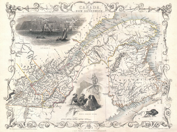 East Canada, and New Brunswick. - Main View