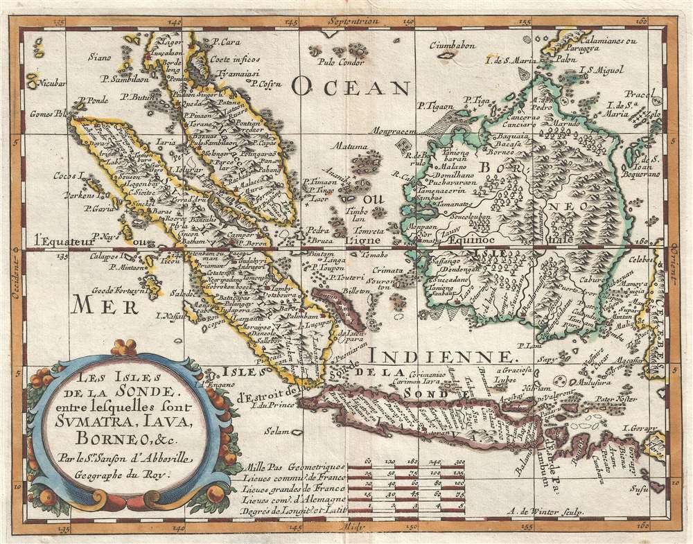 Les Isles de la Sonde entre lesquelles sont Sumatra, Java, Borneo, etc. - Main View