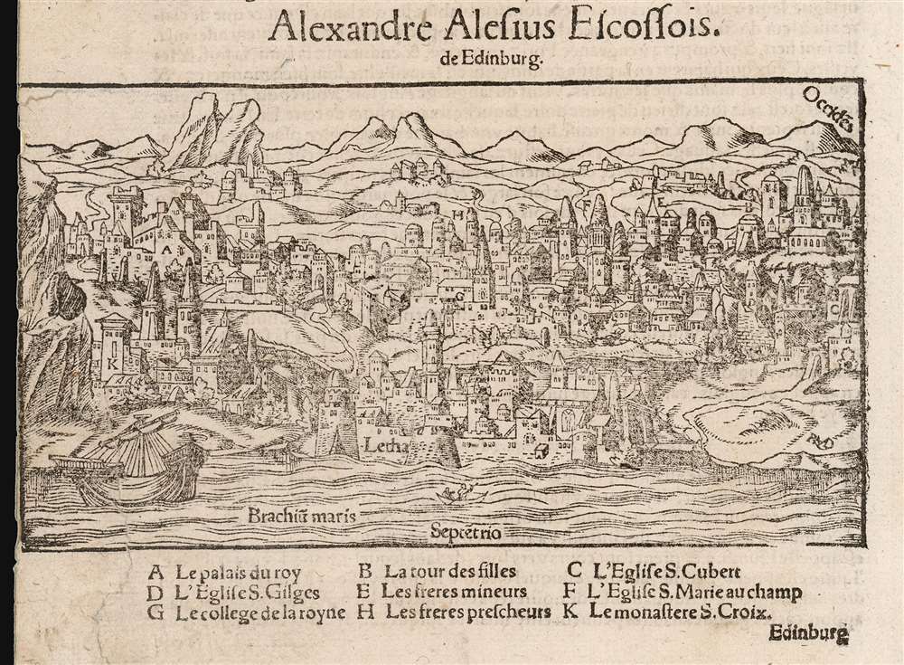 Alexandre Alesius Escossois. de Edinburg. - Main View