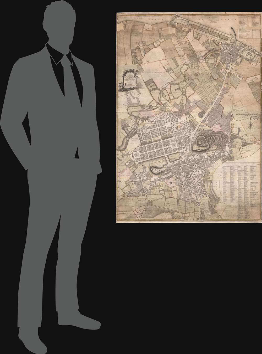 To the Right Honourable The Lord Provost Magistrates. and Council of the City of Edinburgh this Plan of the Old and new Town of Edinburgh and Leith With the Proposed Docks is Most Humbly Inscribed by Their Obedient Servant John Ainslie Land-Surveyor. - Alternate View 1