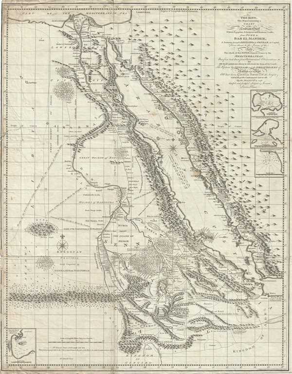 Abyssinia Map. Карта брюса