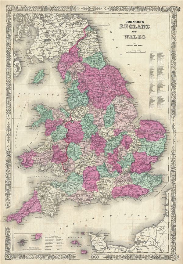 Johnson's England and Wales. - Main View
