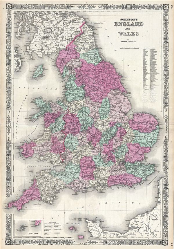 Johnson's England and Wales. - Main View