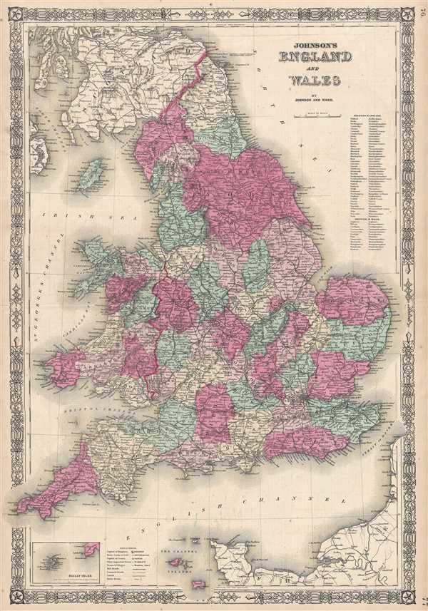 Johnson's England and Wales. - Main View
