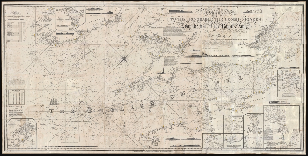 Antique Nautical Charts For Sale