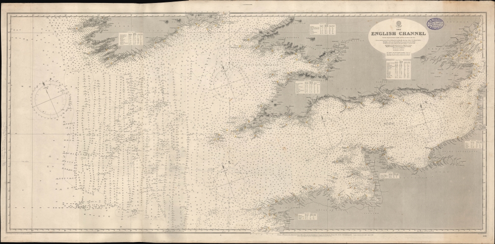 English Channel. [Admiralty Chart No.] 1598. - Main View