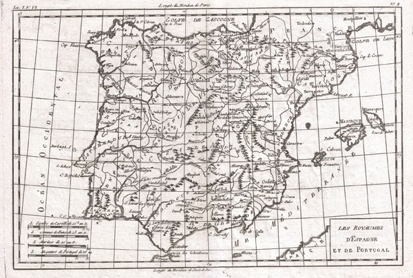 Les Royaumes d'Espagne et de Portugal. - Main View