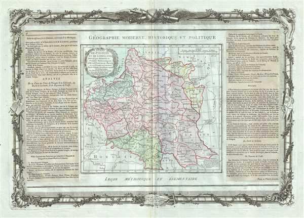 Etats de Pologne et de Lithuanie Divises par Palaunats et Provinces Ecclesiastiques Avec le Roiaume de Prusse et le Duche de Curlande. - Main View