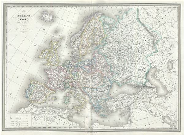 Europe en 1789. - Main View