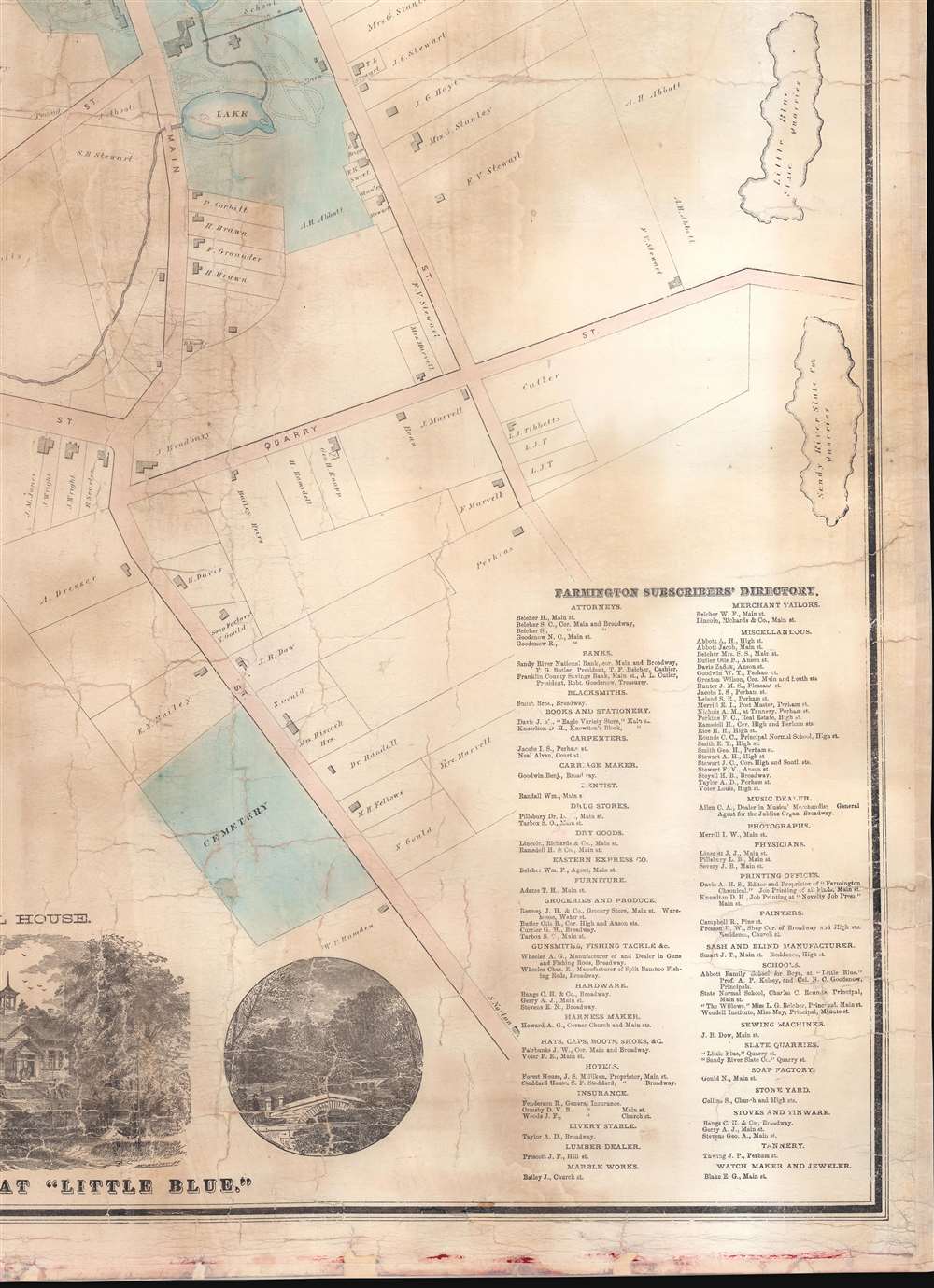 Map of Farmington Maine. - Alternate View 5