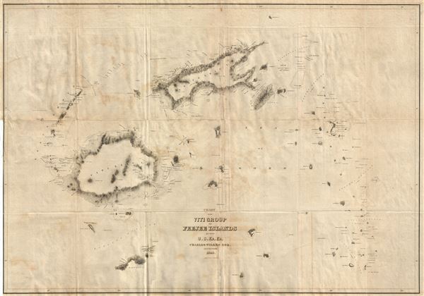 Chart of the Viti Group or Feejee Islands by the U.S. Ex. Ex. - Main View