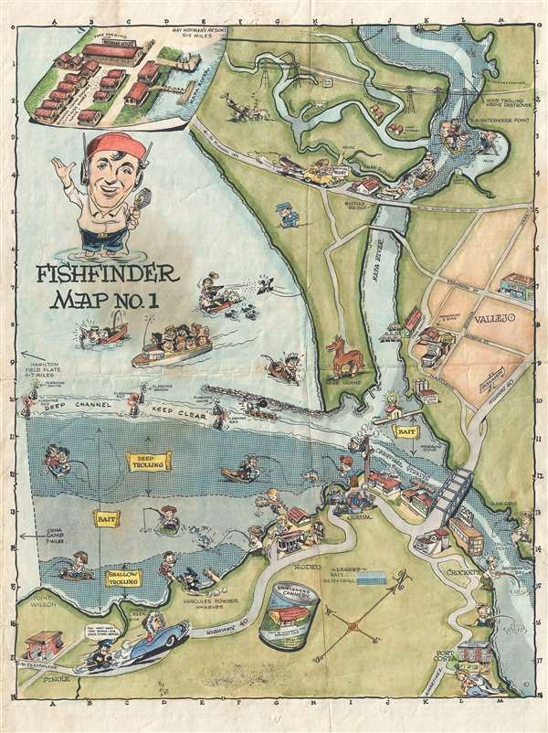 FishFinder Map No. 1. - Main View