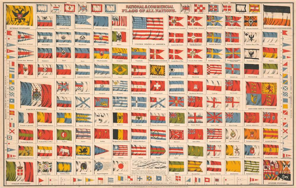 National and Commercial Flags of All Nations. - Main View