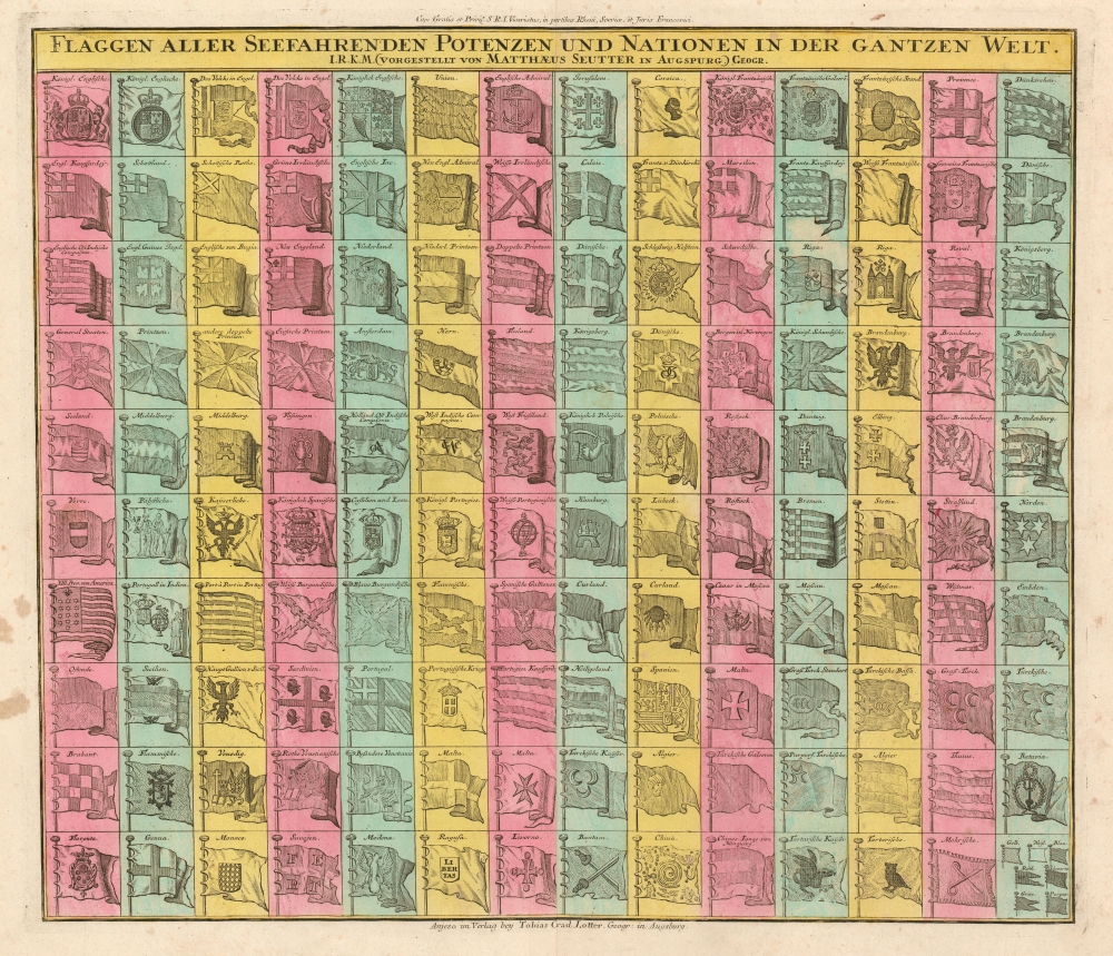 Flaggen aller Seefahrenden Potenzen und Nationen in der gantzen Welt. - Main View