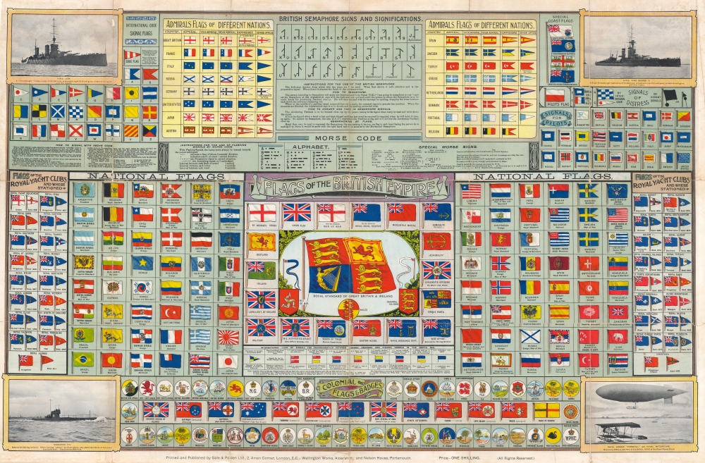 Flags of the British Empire. - Main View