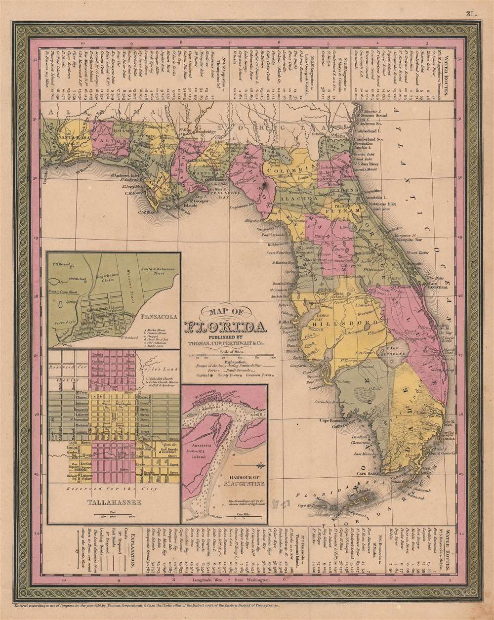 Map of Florida. - Main View