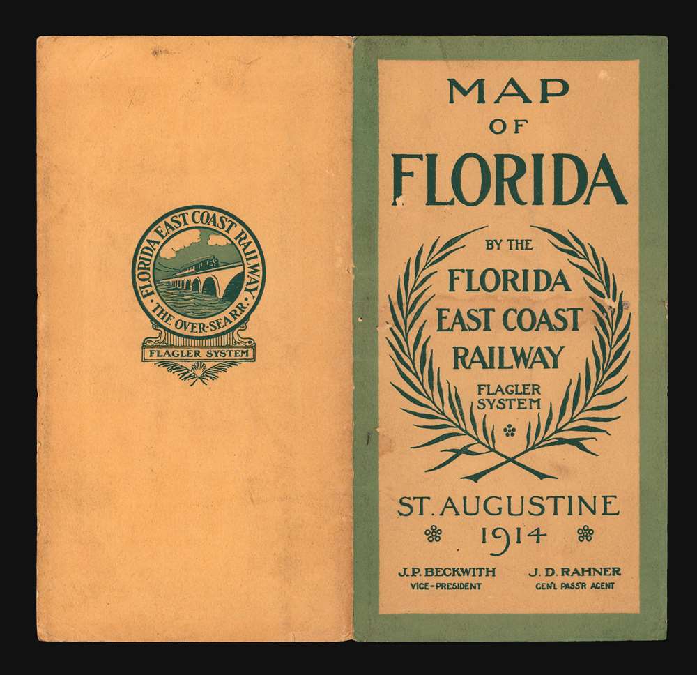 Map of the Peninsula of Florida and Adjacent Islands. - Alternate View 2