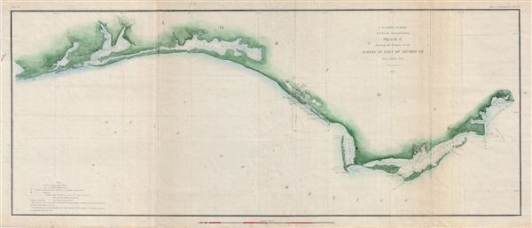 Sketch G Showing the Progress of the Survey in part of Section VII from 1849 to 1855. - Main View