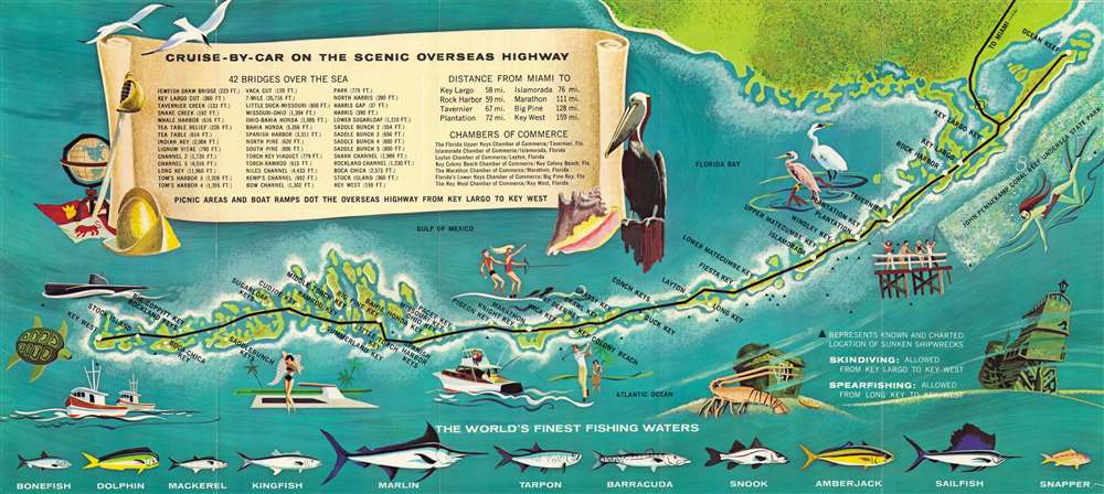 Your treasure map...to 'sea' Florida Keys and Key West for the vacation thrill of your life. - Main View