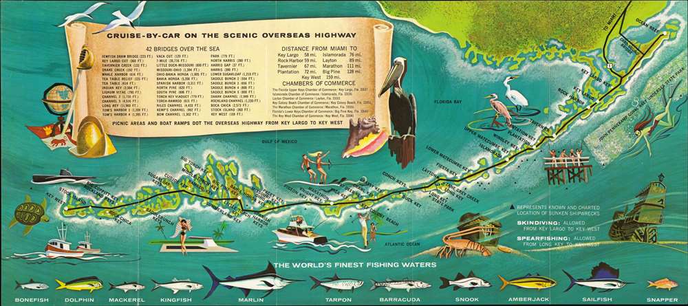 Your treasure map...to 'sea' Florida Keys and Key West for the vacation thrill of your life. - Main View