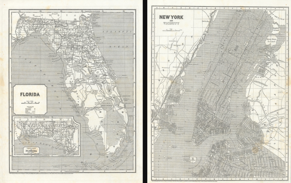 Florida. / New York and Vicinity. - Main View