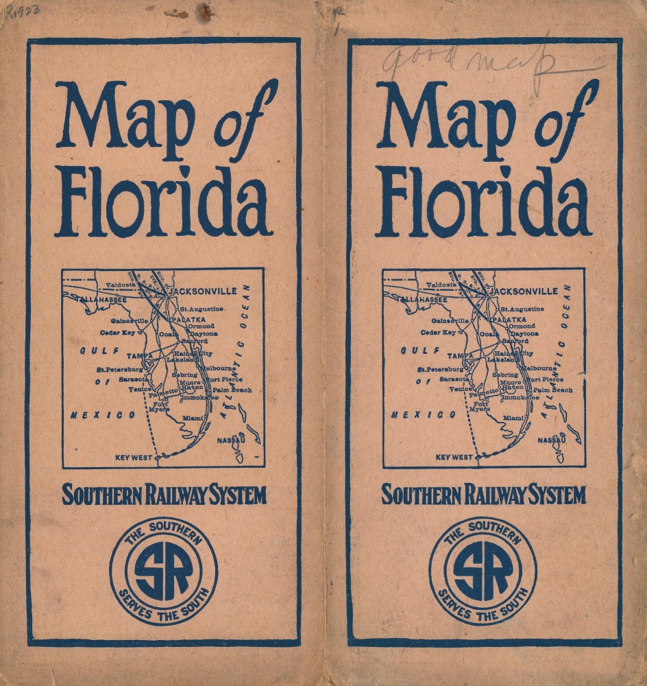 Southern Railway System. 'The Way to Florida'. - Alternate View 1