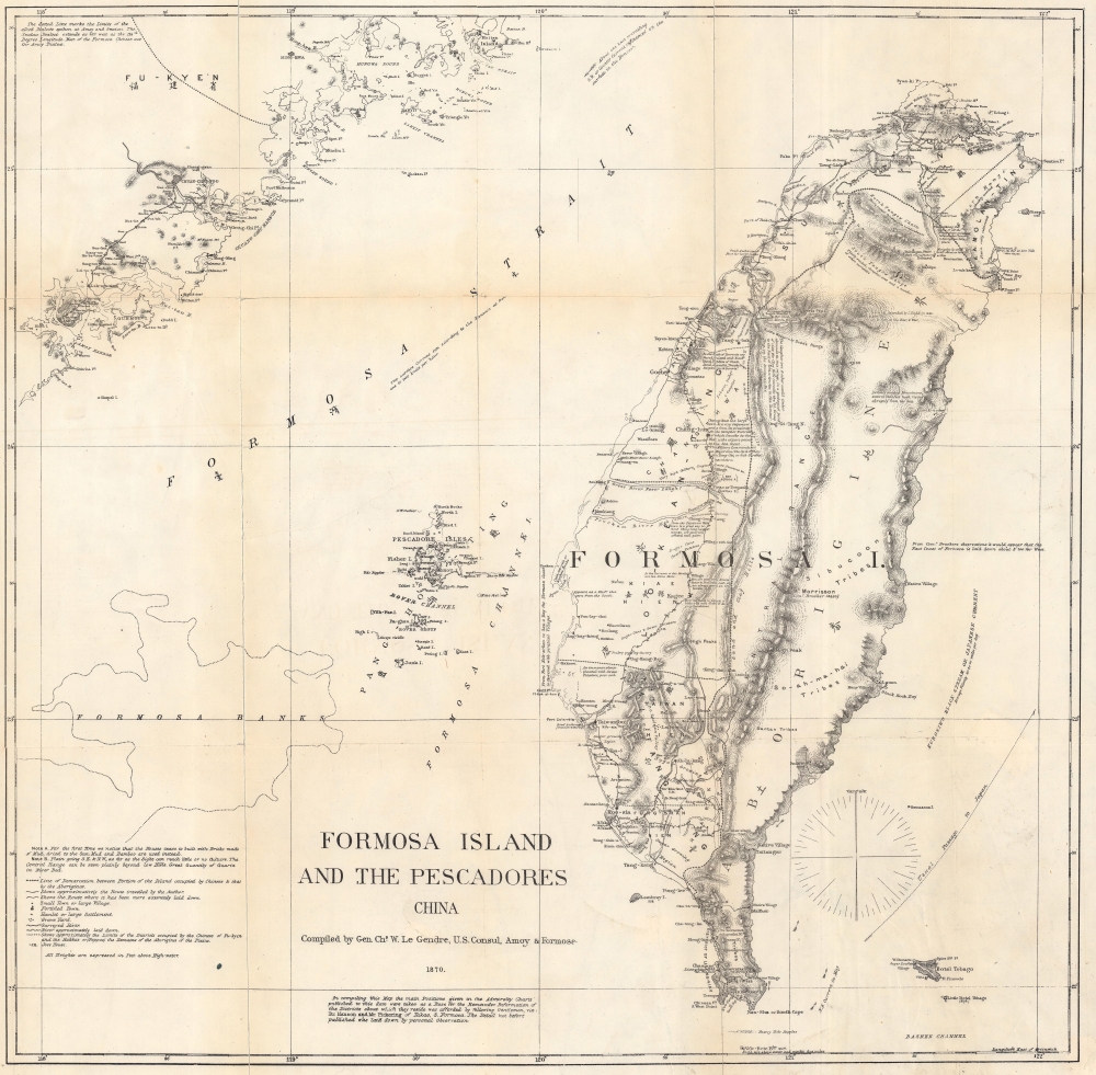 Formosa Island and the Pescadores China. - Main View