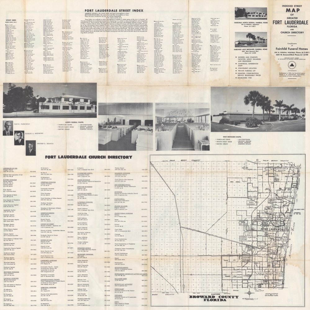 Dolph's map of Fort Lauderdale, Florida and vicinity. - Alternate View 2