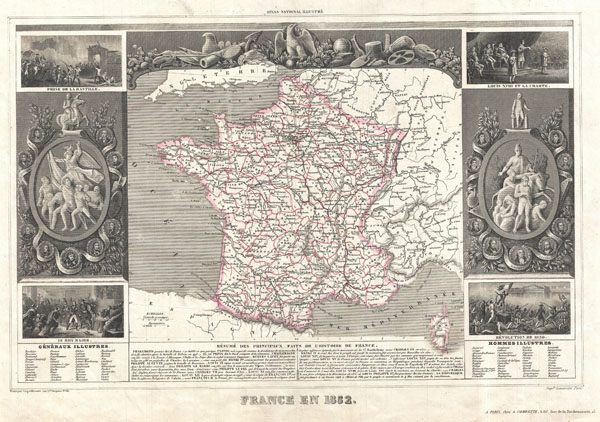 France en 1852. - Main View