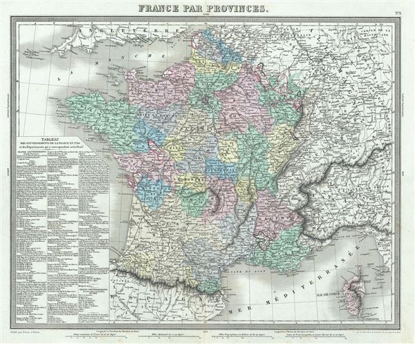 France Par Provinces. - Main View