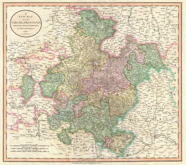 A New Map of the Circle of Franconia, from the Latest Authorities. - Main View