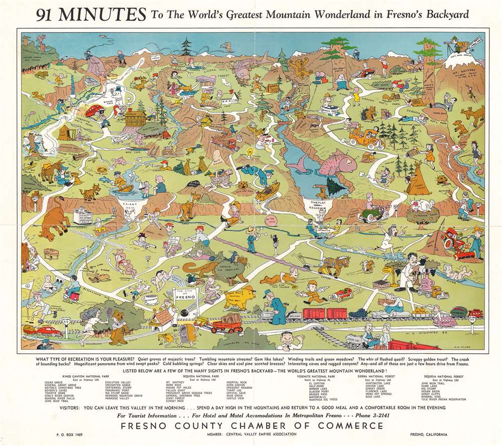 91 Minutes to the World's Greatest Mountain Wonderland in Fresno's Backyard. - Main View