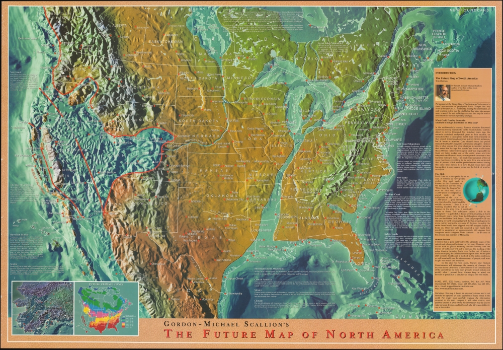 Gordon-Michael Scallion's The Future Map of North America.