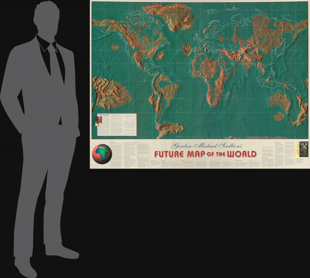 Gordon-Michael Scallion's Future Map of the World. - Alternate View 1