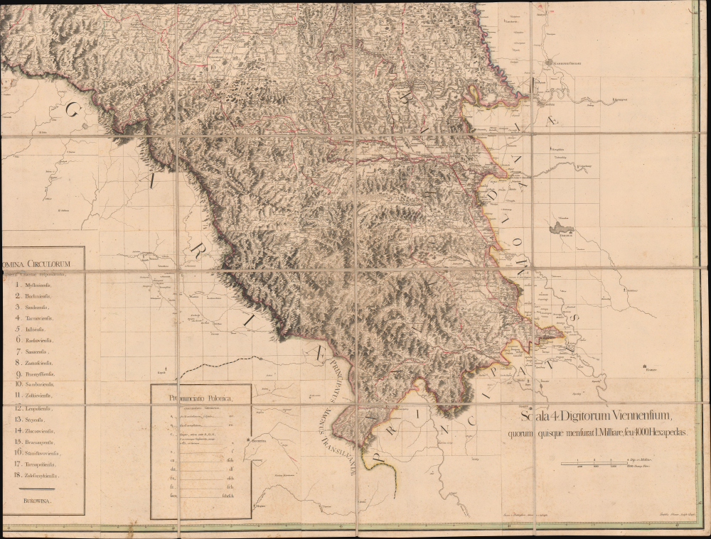 Regna Galicia, et Lodomeriae Josephi II et M. Theresiae Augg. iussu methodo astronomico-trigonometrica, nec non Bukovina geometrice dimensa... - Alternate View 3